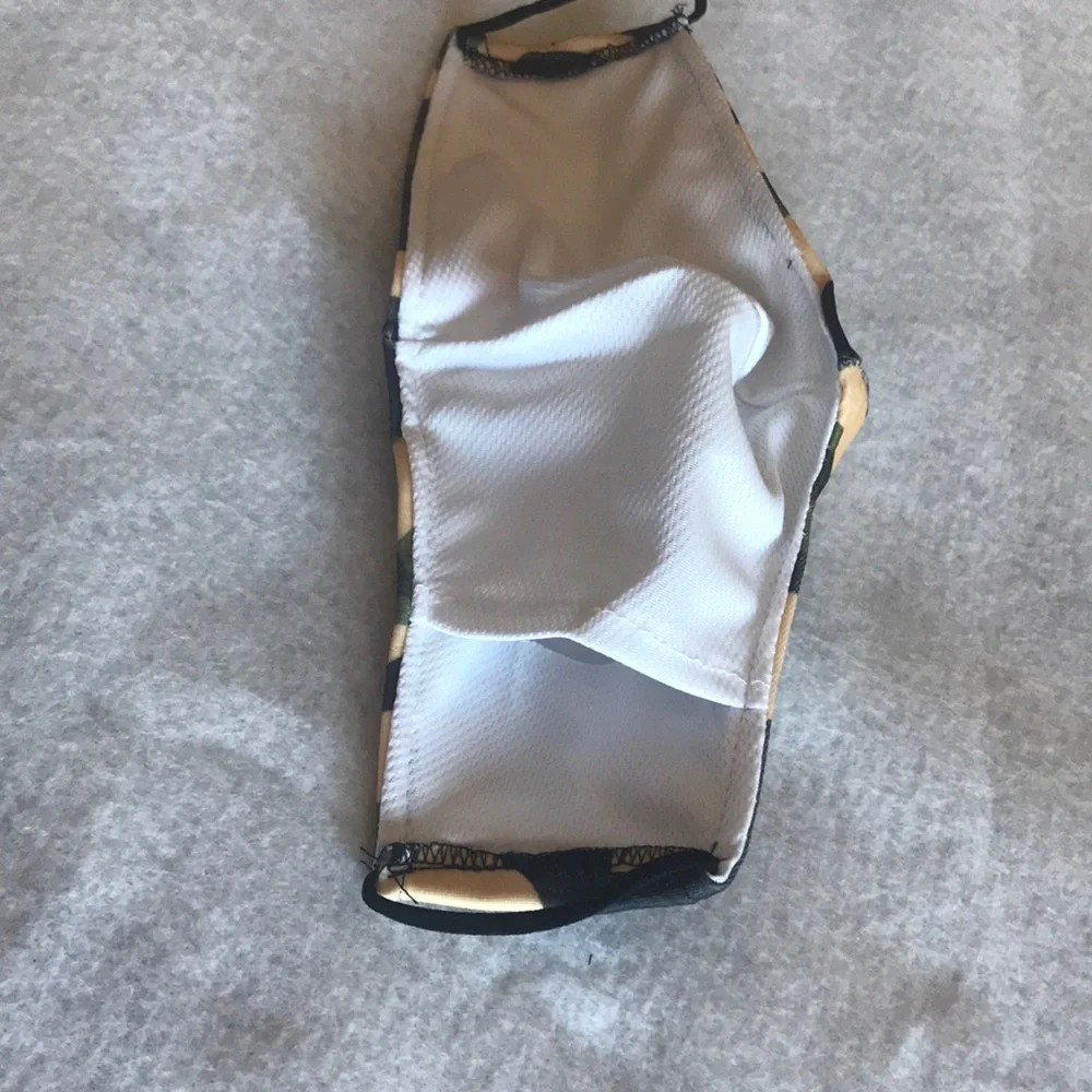 3 Camouflage Face Masks With Filter Slot